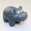 Werbe PU Hippo Grau Form Stress Ball